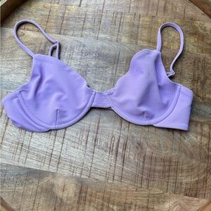 Beach Riot Lilac Underwire Bra